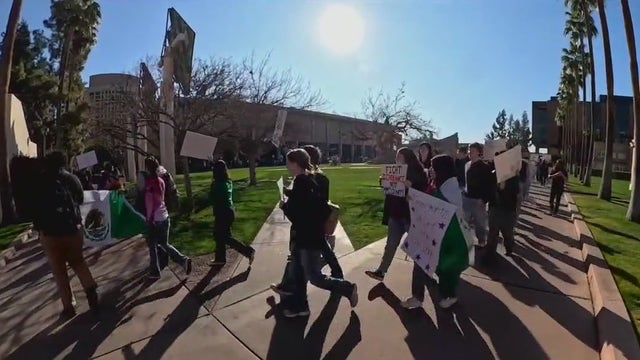 ASU protest erupts in support of Dreamers targeted by Republican student group