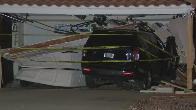 SUV driver detained after crashing into Ahwatukee home: police
