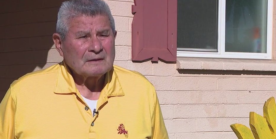 ASU booster donates late wife's clothes to help California wildfire victims
