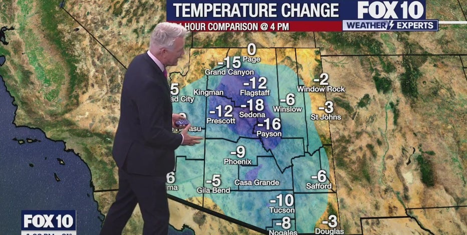 Arizona weather forecast: Rain in the forecast on Monday in Phoenix