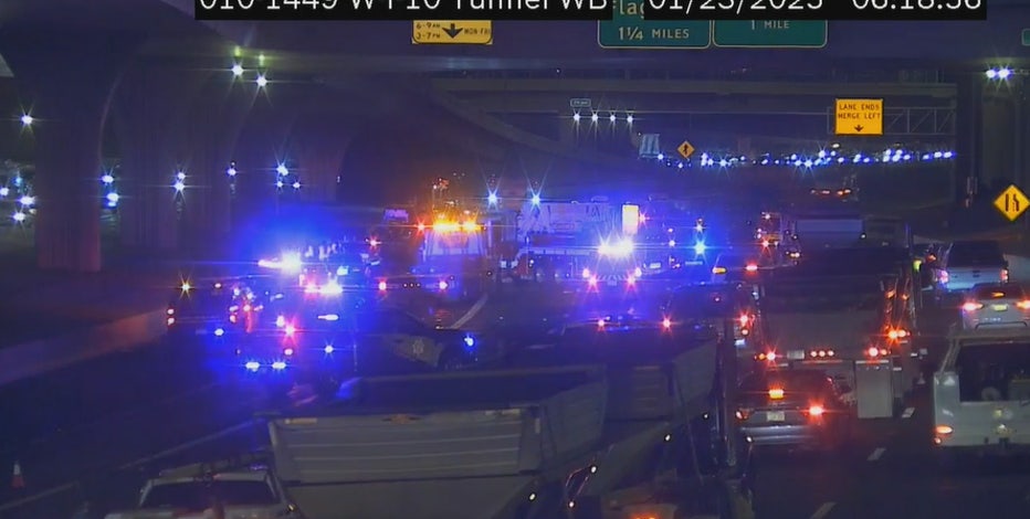 Multi-car crash on I-10 caused heavy delays near downtown Phoenix