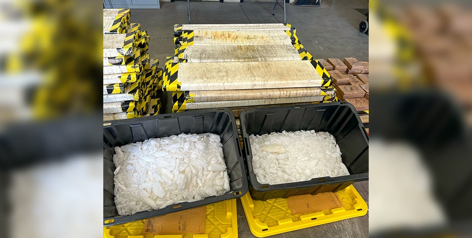 Over 1,700 lbs of meth, fentanyl seized in Phoenix area home: DPS
