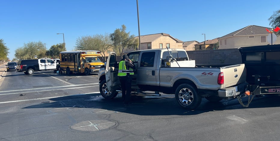 8 students treated for injuries in Buckeye school bus crash