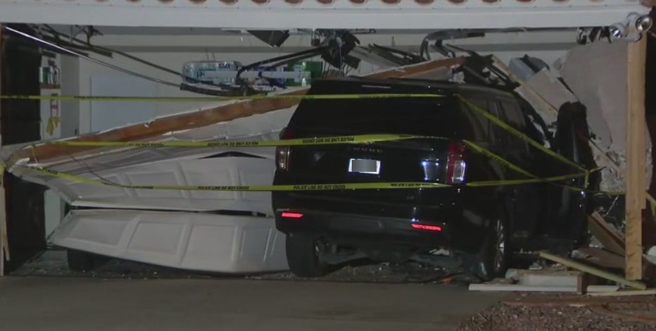 SUV driver detained after crashing into Ahwatukee home: police