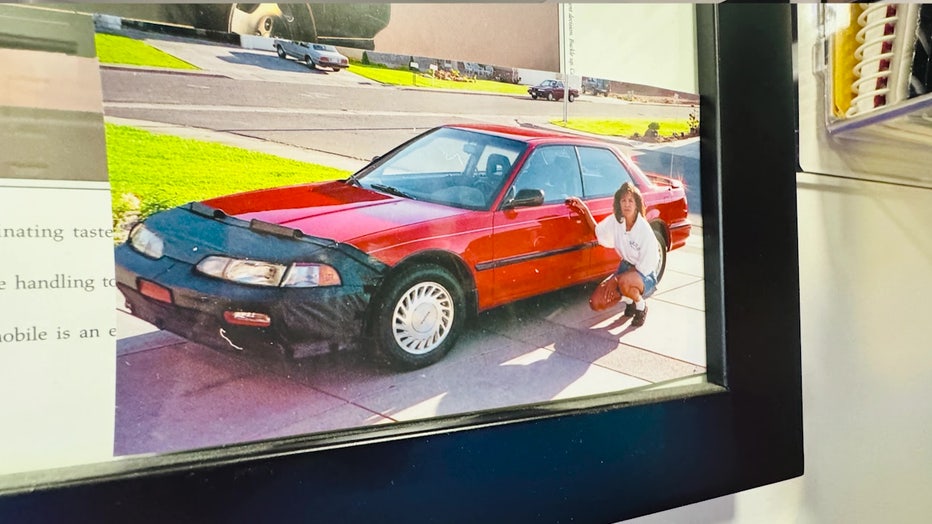 The Acura that Tyson Hugie's mother once drove
