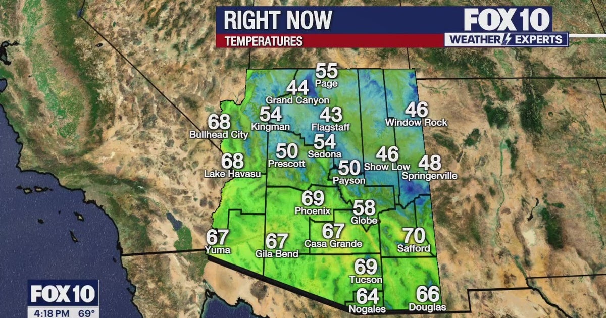 Arizona weather forecast: Breezy, cloudy conditions in Phoenix | FOX 10 ...