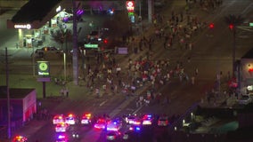 Immigration protests in Phoenix take over streets near downtown