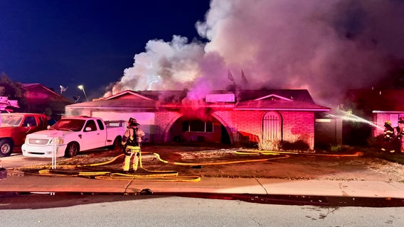 Chandler home destroyed in fire; 2 hospitalized for smoke inhalation
