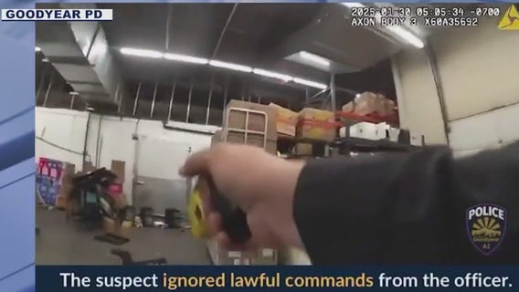 Goodyear Police release video of encounter with stabbing suspect inside grocery store