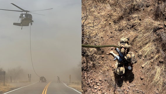 Injured hunter rescued by Black Hawk helicopter crew in southern Arizona