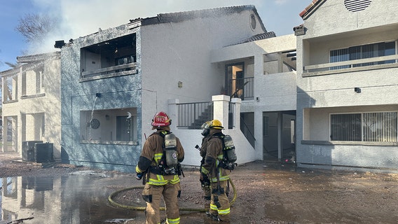 Firefighters from multiple cities battled Ahwatukee apartment fire: Phoenix FD