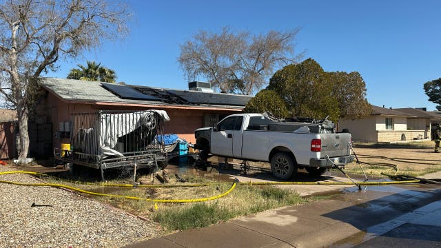 Man rescued from north Phoenix house fire