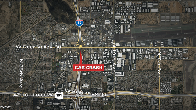 Several injured in crash along I-17 near Deer Valley Road in Phoenix
