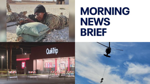 AZ guardswoman receives Purple Heart; deadly QT stabbing l Morning News Brief