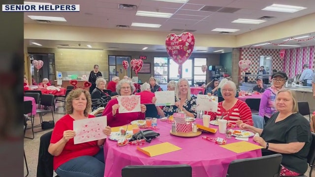 Will you be my valentine? Cards created, passed out to seniors
