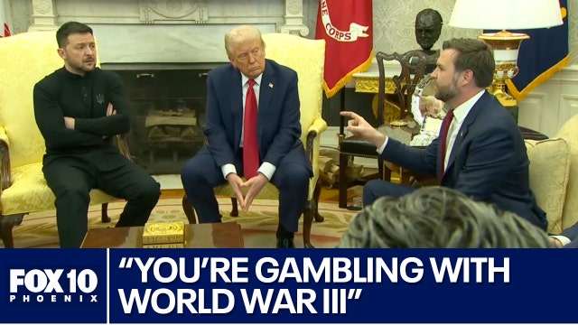 Trump cuts short talks with Ukraine's Zelenskyy after tense moments in the Oval Office; AZ politicians react