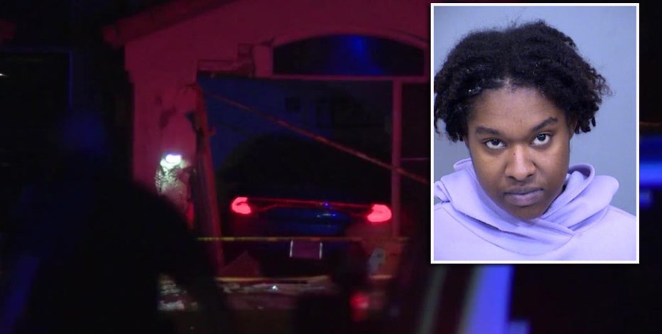Woman accused of 2nd-degree murder after crashing car into Glendale home