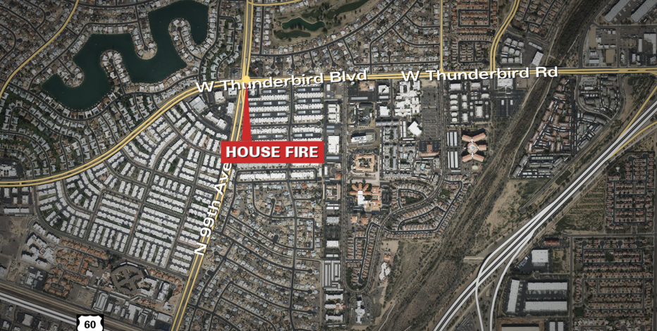 Body discovered inside Sun City home after fire breaks out