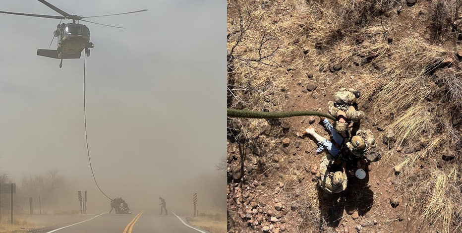 Injured hunter rescued by Black Hawk helicopter crew in southern Arizona