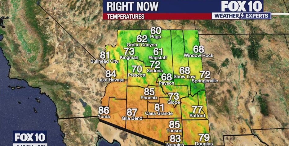 Arizona weather forecast: Warm, near-record temps in Phoenix