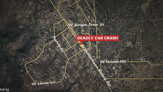 Father, his two kids killed in wrong-way head-on Yavapai County crash