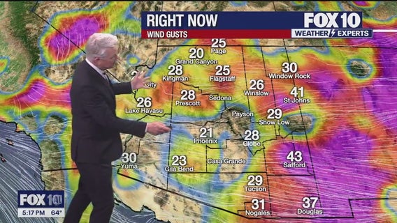 Arizona weather forecast: Cooler temps in Phoenix today, snow in parts of Northern Arizona