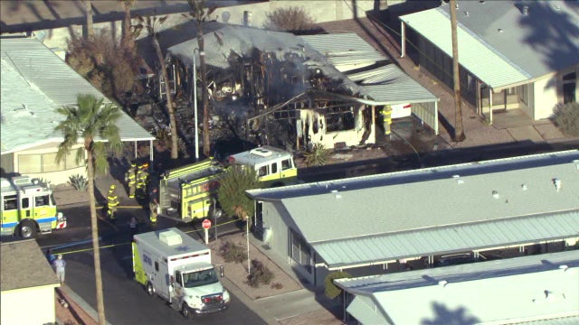 1 dead following mobile home fire in Mesa: Rural Metro FD