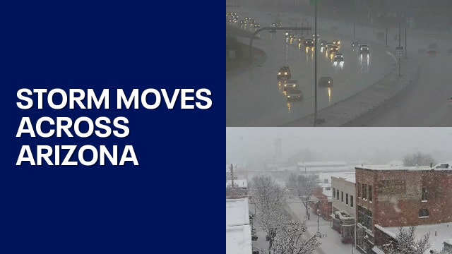 Winter storm causing airport ground delays and highway closures