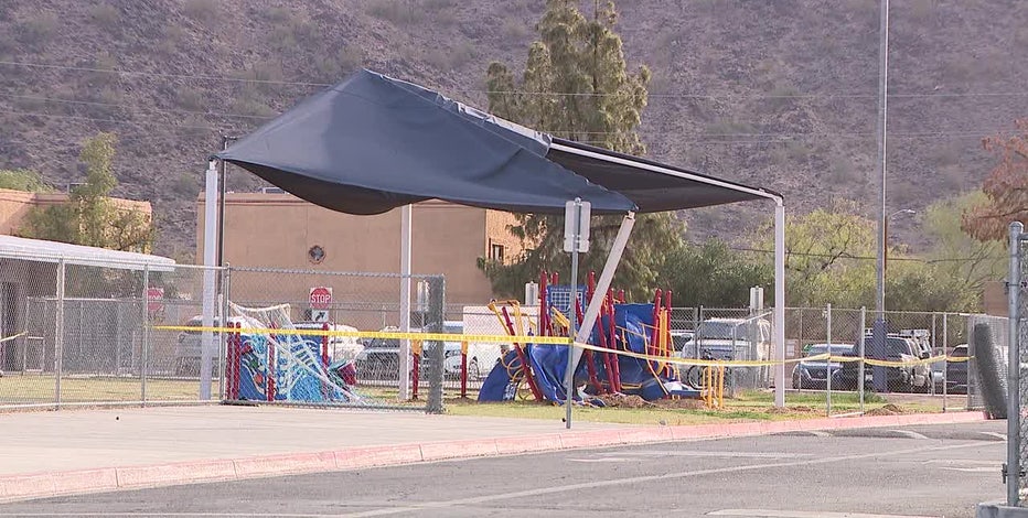 Car crashes into north Phoenix school: FD