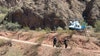 Helicopoter rescue operation on Camelback Mountain