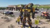 Bumblebee look-alike sits at Carefree intersection