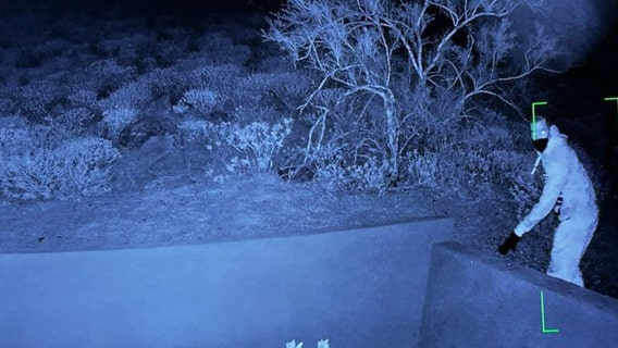 Man caught on camera attempting to break into a home in Cave Creek, MCSO searching for suspect