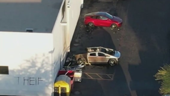 Cybertruck fire at Mesa Tesla dealership: Suspected arsonist arrested