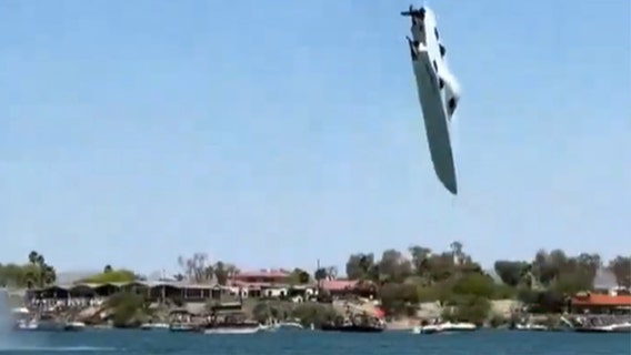 Speedboat flips in Lake Havasu as racers attempt to break speed record