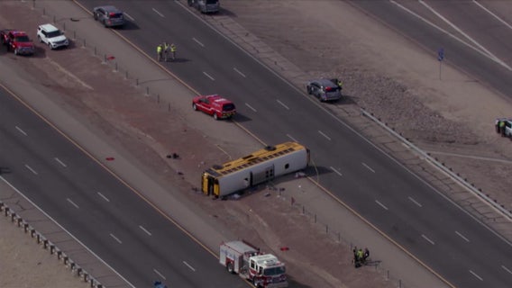 Marana school bus crash: 4 people hospitalized, driver arrested