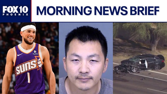 Devin Booker makes donation to dog rescue; child hurt in fiery Phoenix crash l Morning News Brief