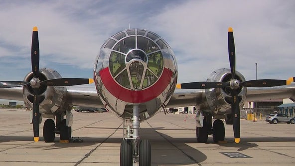 B-29 Superfortress lands at Phoenix Goodyear Airport