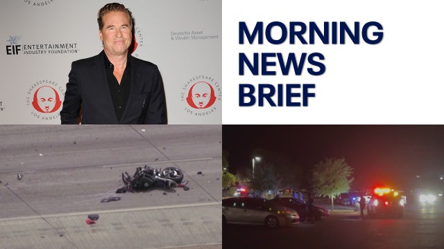 Val Kilmer's cause of death revealed; motorcycle crash on I-10 l Morning News Brief