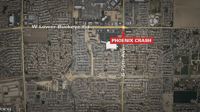 Phoenix motorcyclist badly hurt in crash; investigation underway