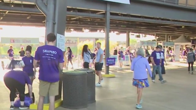 Hundreds walk at PanCAN Purplestride event to raise awareness for Pancreatic Cancer patients