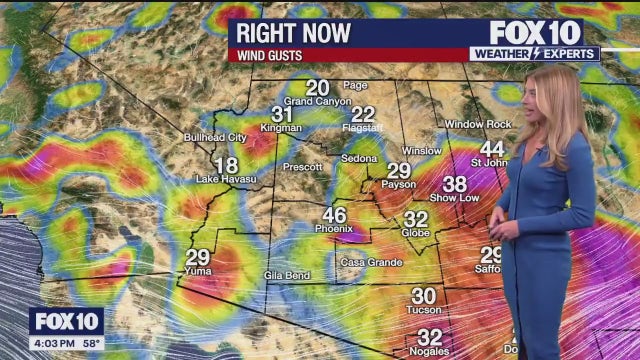 Arizona weather forecast: Scattered rain, snow showers across the state