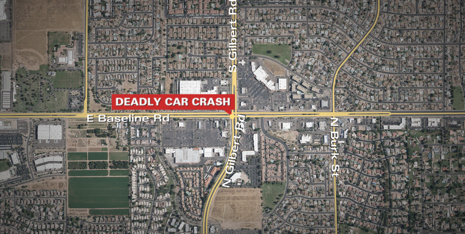 Woman killed in Gilbert crash on Baseline Road