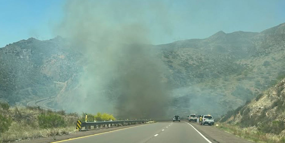 State Route 87 reopens after closure in both directions near Payson for Slate Fire