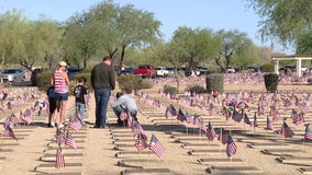 Memorial Day: People gather for annual ceremony at National Memorial Cemetery in north Phoenix