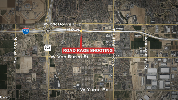 Driver hurt in Goodyear road rage shooting, DPS says