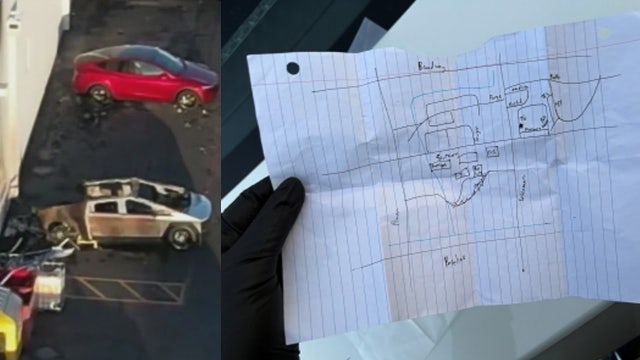 Cybertruck arson suspect had handwritten map of Tesla dealership: court documents