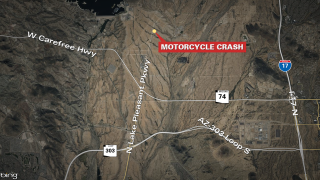 Motorcyclist killed in north Phoenix crash, PD says