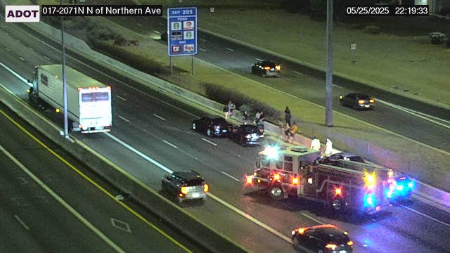 Four crashes within an hour on Interstate 17 southbound