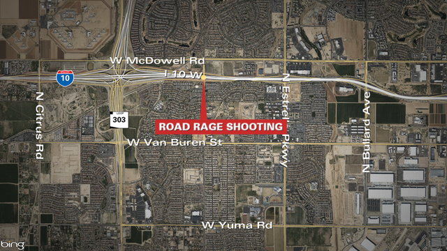 Driver hurt in Goodyear road rage shooting, DPS says