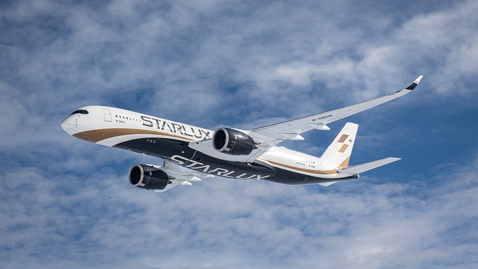 A plane painted in Starlux Airlines livery (Courtesy: City of Phoenix)